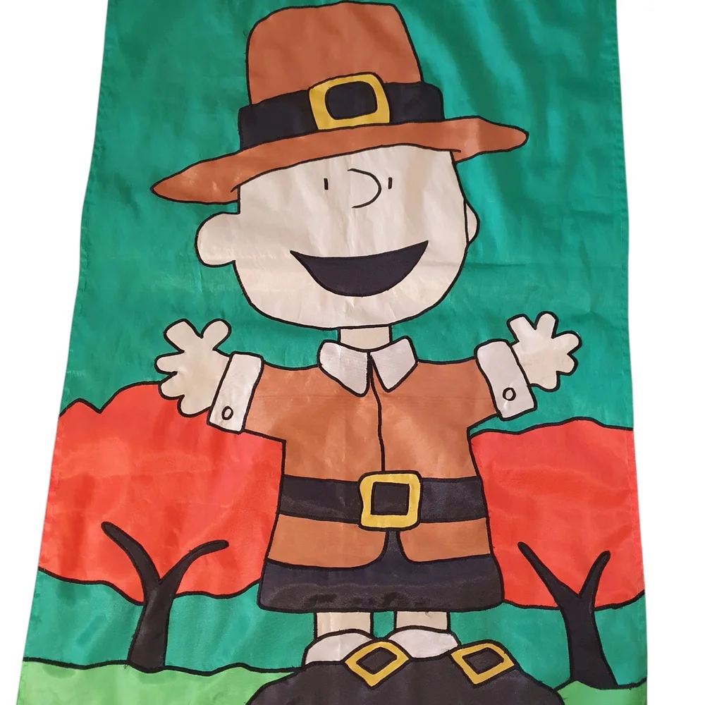 Vintage 1990s Garden Flag Lot of 9 + Bonus - Disney, Peanuts, Holiday- READ DESC
